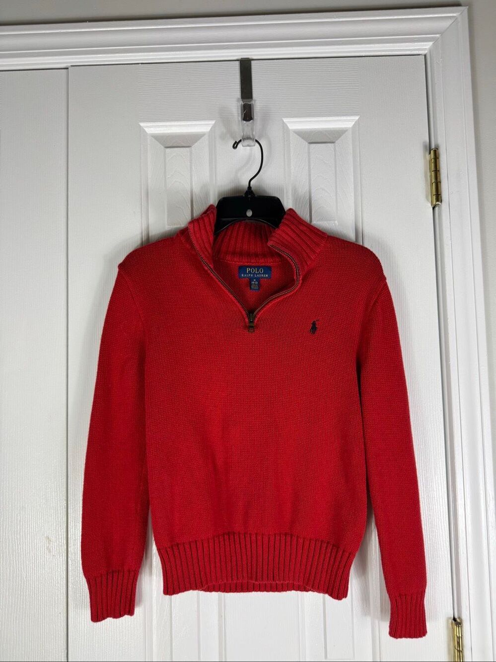 Polo Ralph Lauren Boys Red Sweater Size M 10/12